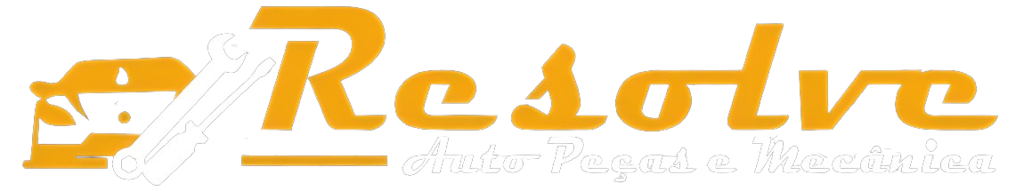 Logo Resolve Mecânica e Autopeça - Branca